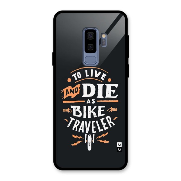 Bike Traveler Glass Back Case for Galaxy S9 Plus