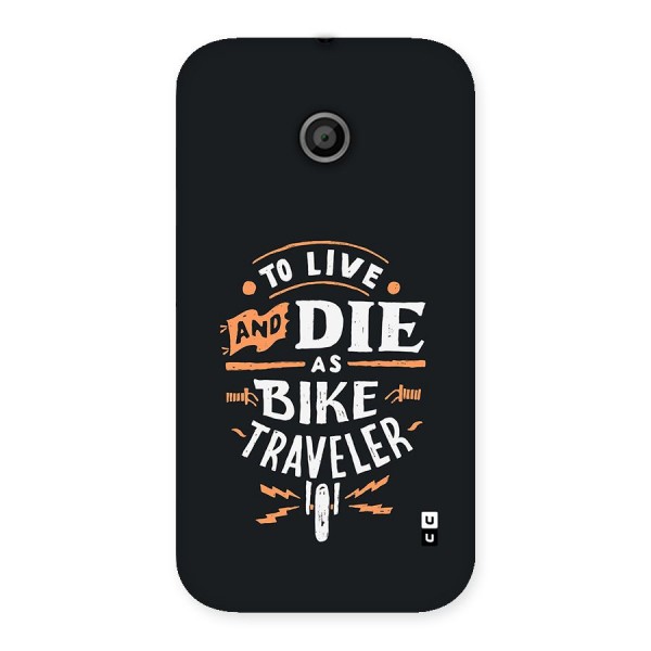 Bike Traveler Back Case for Moto E