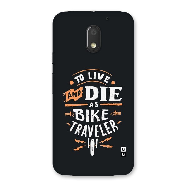 Bike Traveler Back Case for Moto E3 Power