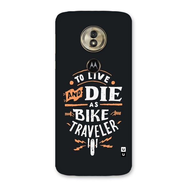 Bike Traveler Back Case for Moto G6 Play