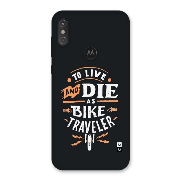 Bike Traveler Back Case for Motorola One Power