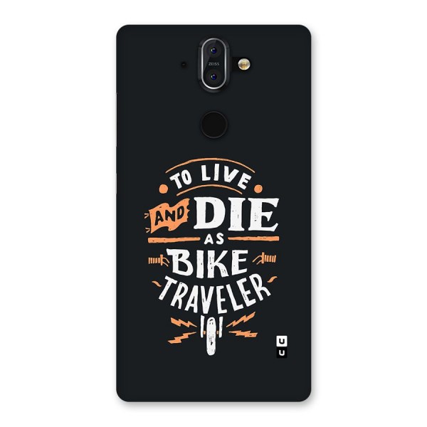 Bike Traveler Back Case for Nokia 8 Sirocco