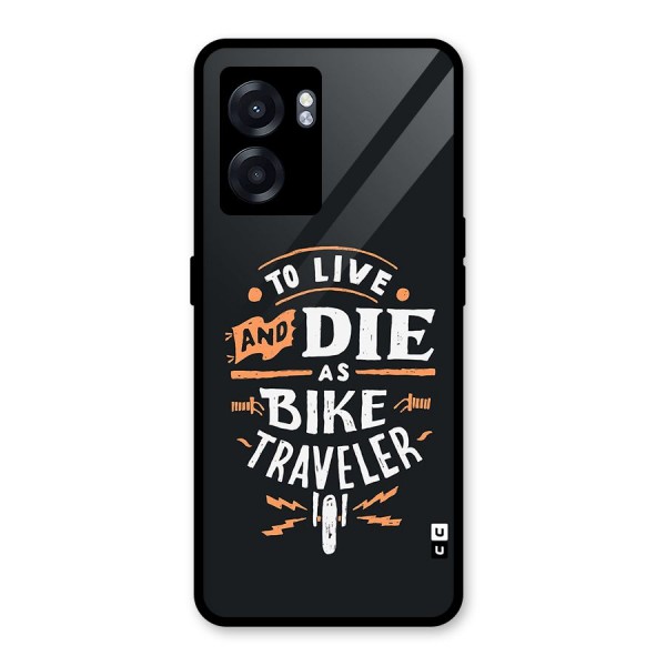 Bike Traveler Glass Back Case for Oppo K10 (5G)