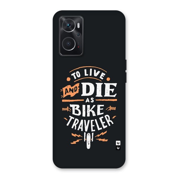 Bike Traveler Glass Back Case for Oppo K10 4G