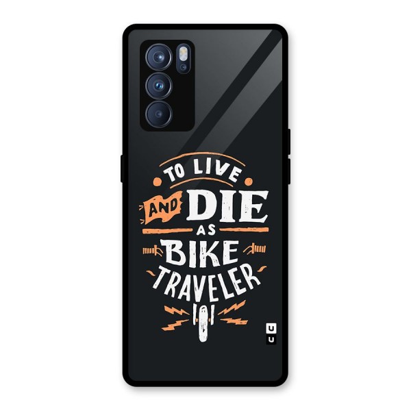 Bike Traveler Glass Back Case for Oppo Reno6 Pro 5G