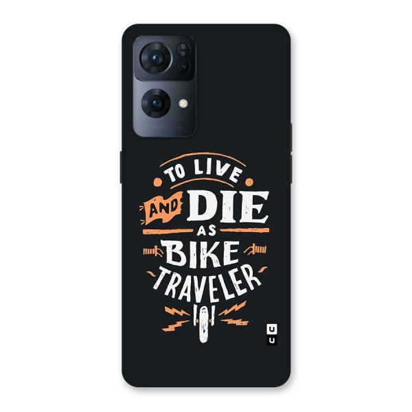 Bike Traveler Glass Back Case for Oppo Reno7 Pro 5G