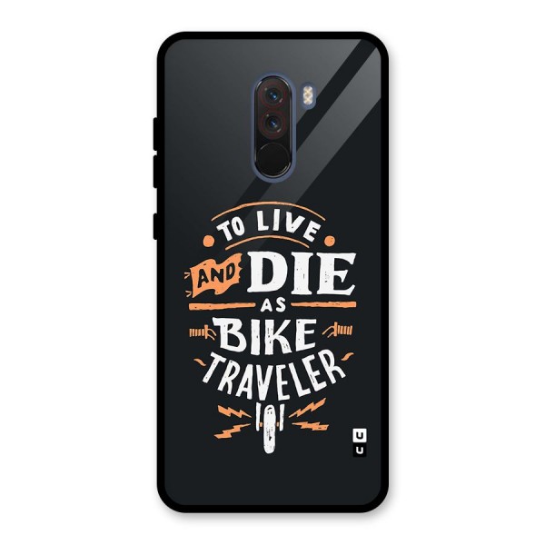 Bike Traveler Glass Back Case for Poco F1