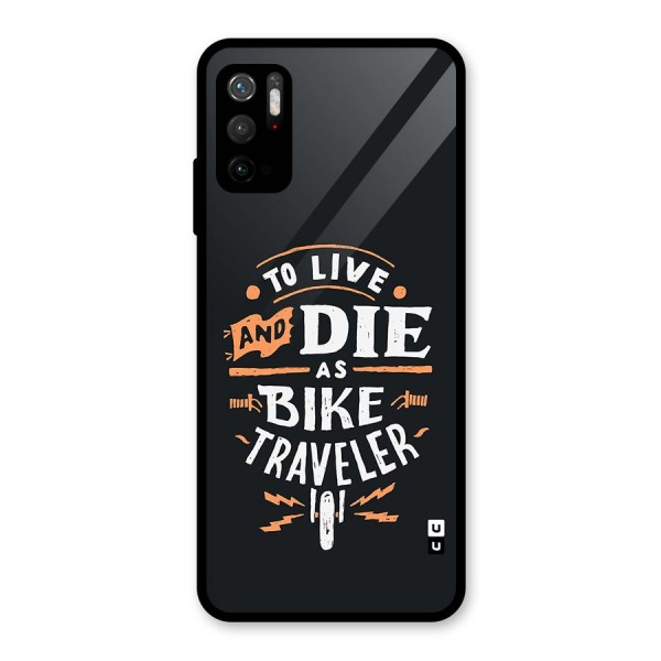 Bike Traveler Glass Back Case for Poco M3 Pro 5G