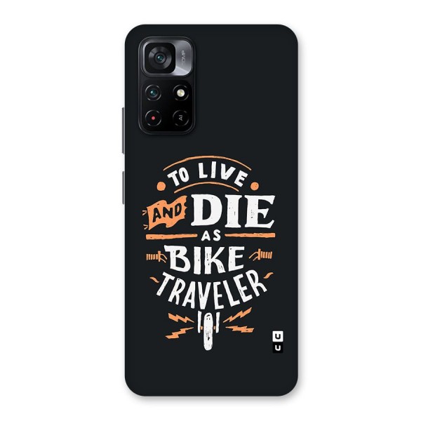 Bike Traveler Glass Back Case for Poco M4 Pro 5G