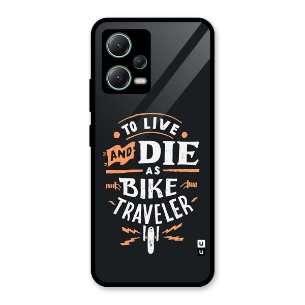 Bike Traveler Glass Back Case for Poco X5