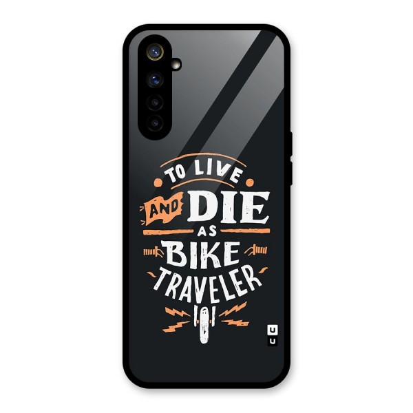 Bike Traveler Glass Back Case for Realme 6