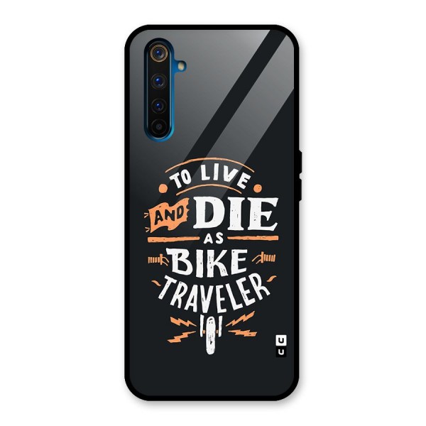 Bike Traveler Glass Back Case for Realme 6 Pro