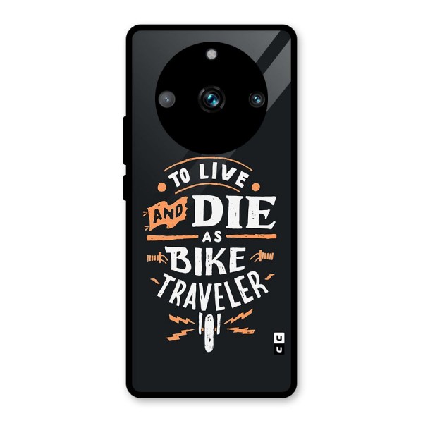 Bike Traveler Glass Back Case for Realme Narzo 60 Pro