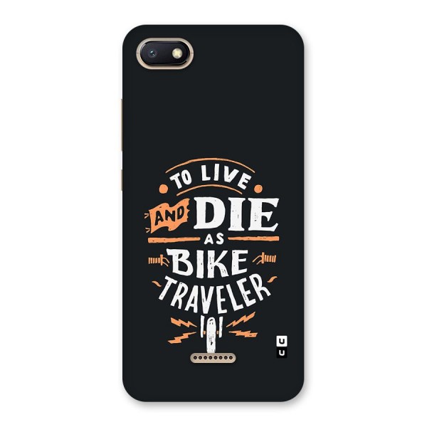 Bike Traveler Back Case for Redmi 6A