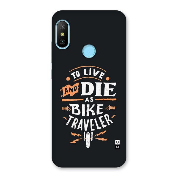 Bike Traveler Back Case for Redmi 6 Pro