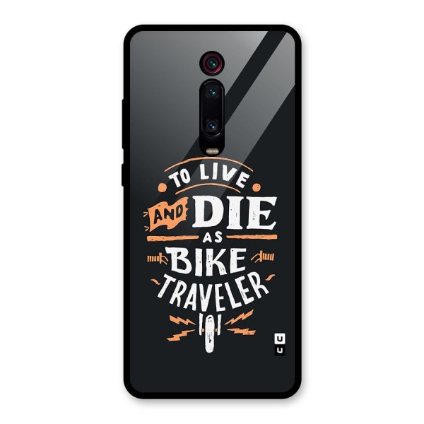 Bike Traveler Glass Back Case for Redmi K20 Pro