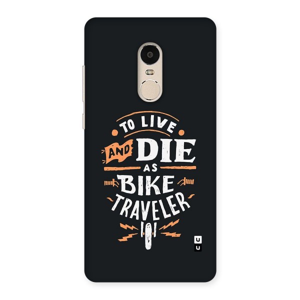 Bike Traveler Back Case for Redmi Note 4