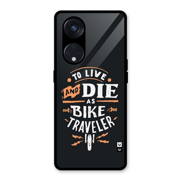 Bike Traveler Glass Back Case for Reno8 T 5G