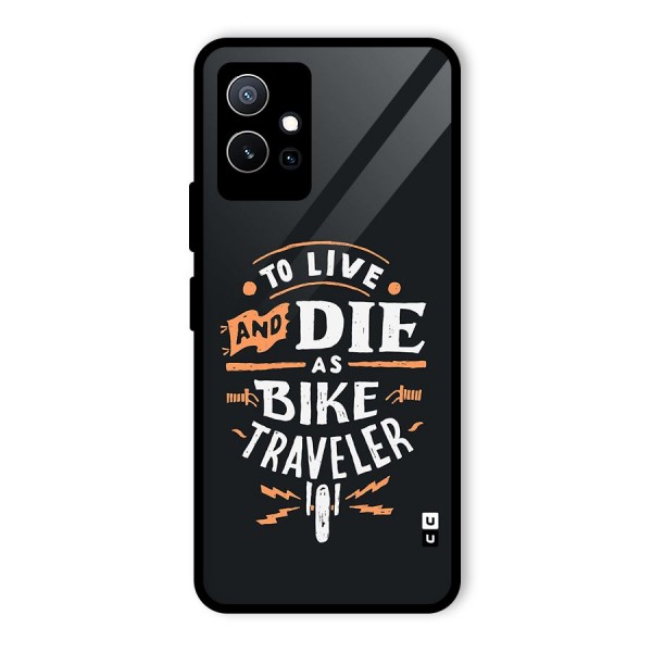 Bike Traveler Glass Back Case for Vivo T1 5G