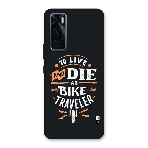 Bike Traveler Glass Back Case for Vivo V20 SE