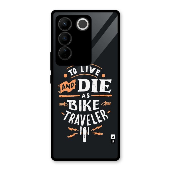 Bike Traveler Glass Back Case for Vivo V27