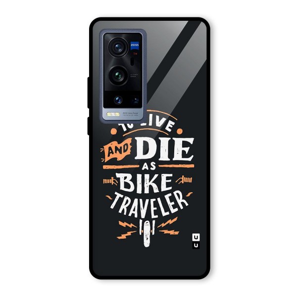 Bike Traveler Glass Back Case for Vivo X60 Pro Plus