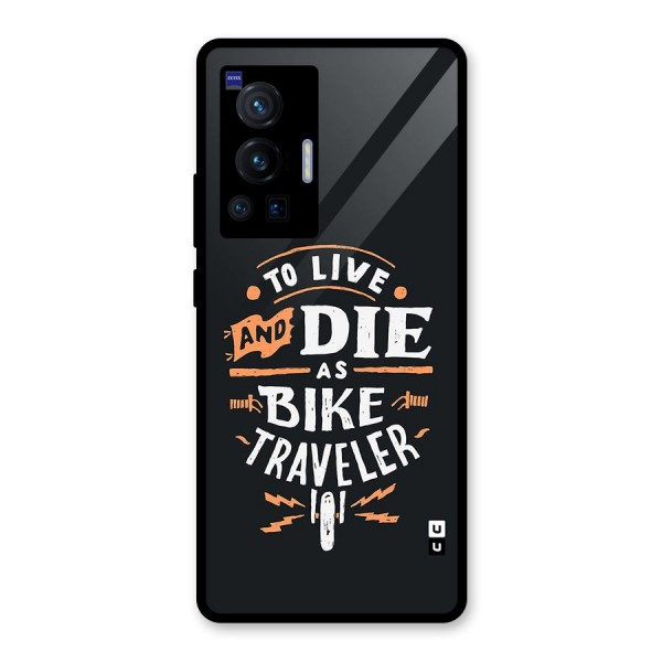 Bike Traveler Glass Back Case for Vivo X70 Pro