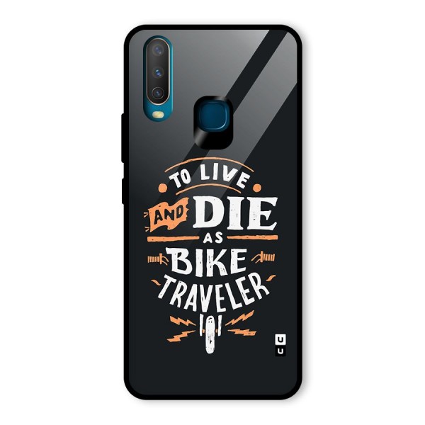 Bike Traveler Glass Back Case for Vivo Y12