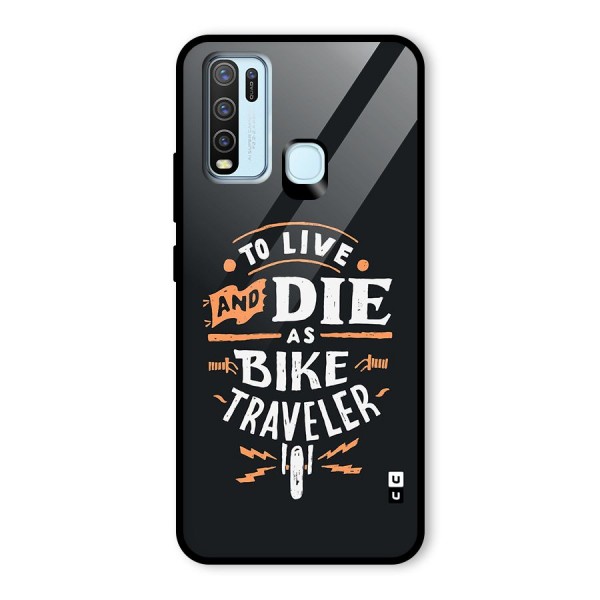 Bike Traveler Glass Back Case for Vivo Y30