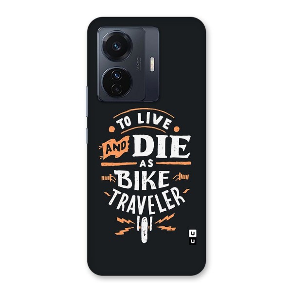 Bike Traveler Glass Back Case for Vivo iQOO Z6 Pro