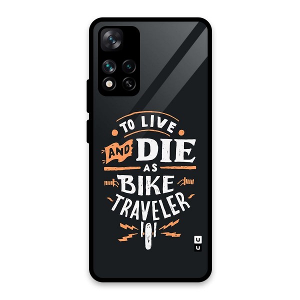 Bike Traveler Glass Back Case for Xiaomi 11i HyperCharge 5G