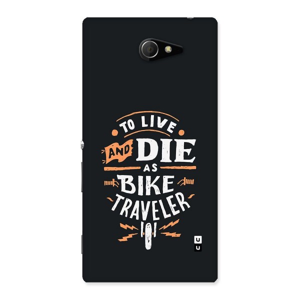 Bike Traveler Back Case for Xperia M2