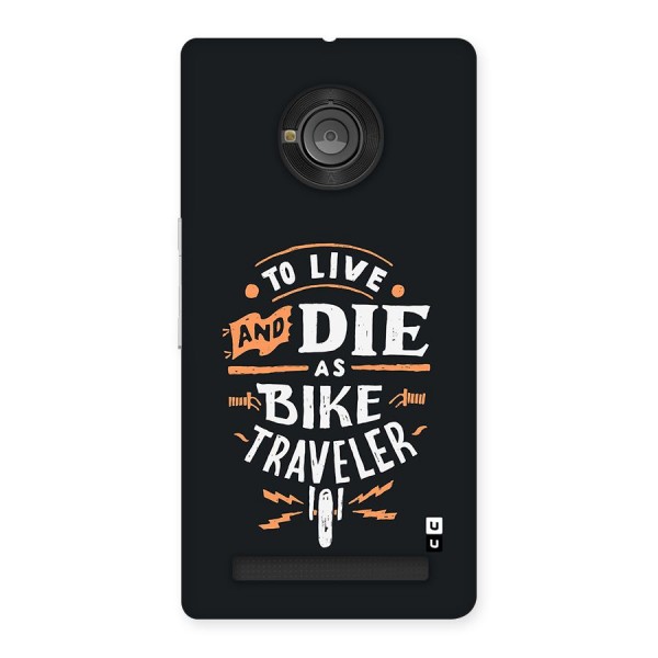 Bike Traveler Back Case for Yuphoria