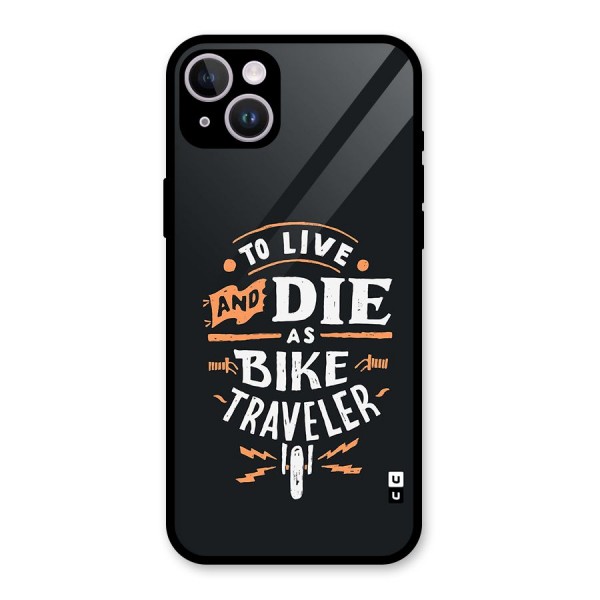 Bike Traveler Glass Back Case for iPhone 14 Plus