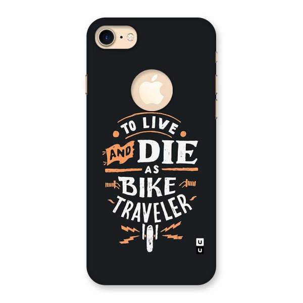 Bike Traveler Back Case for iPhone 8 Logo Cut