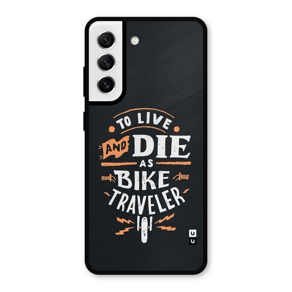 Bike Traveler Metal Back Case for Galaxy S21 FE 5G