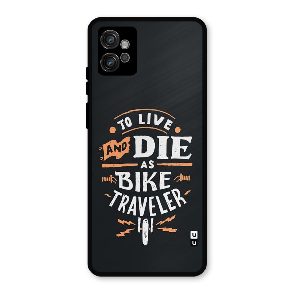 Bike Traveler Metal Back Case for Moto G32