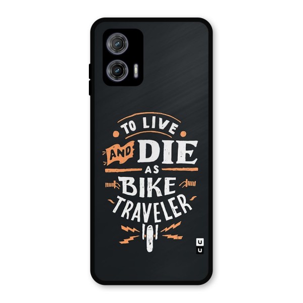 Bike Traveler Metal Back Case for Moto G73