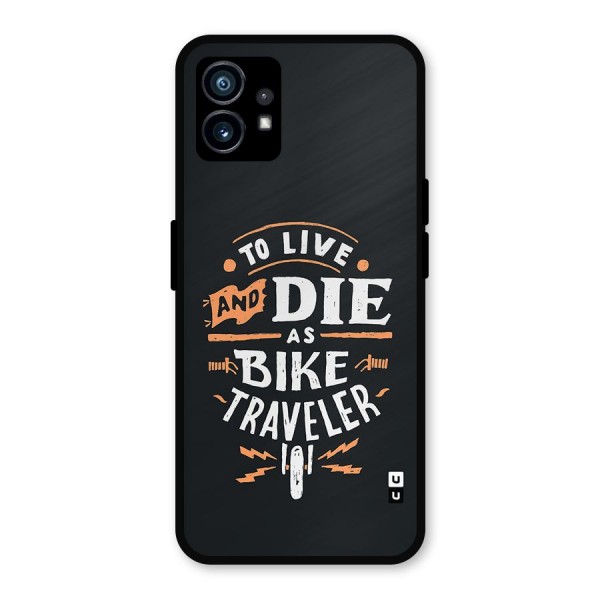 Bike Traveler Metal Back Case for Nothing Phone 1