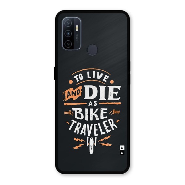 Bike Traveler Metal Back Case for Oppo A53