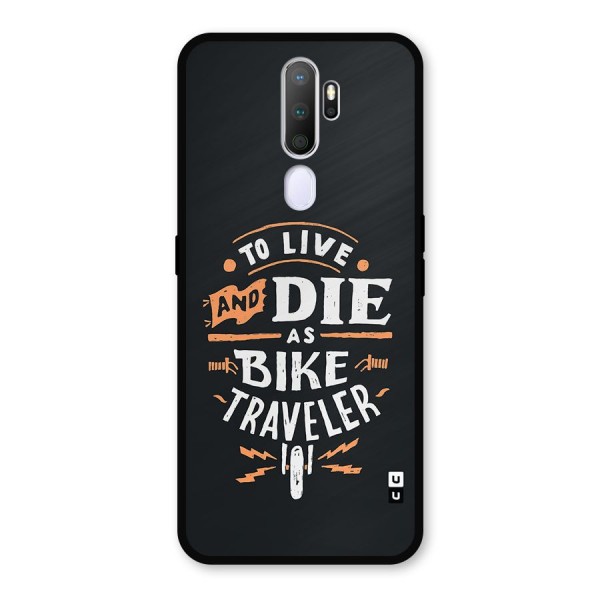 Bike Traveler Metal Back Case for Oppo A5 (2020)