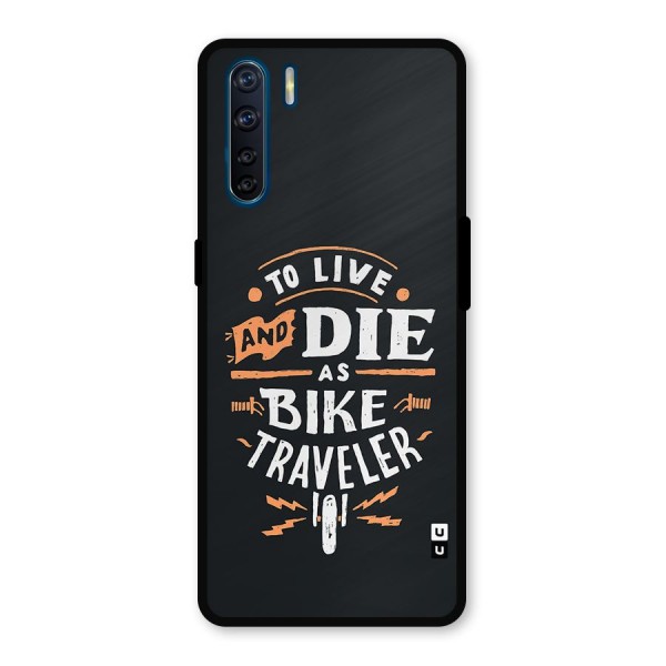 Bike Traveler Metal Back Case for Oppo F15