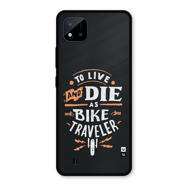 Bike Traveler Metal Back Case for Realme C11 2021