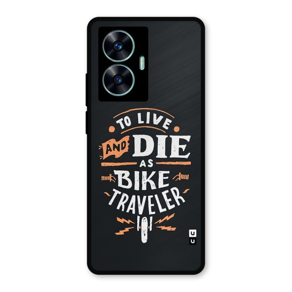 Bike Traveler Metal Back Case for Realme C55