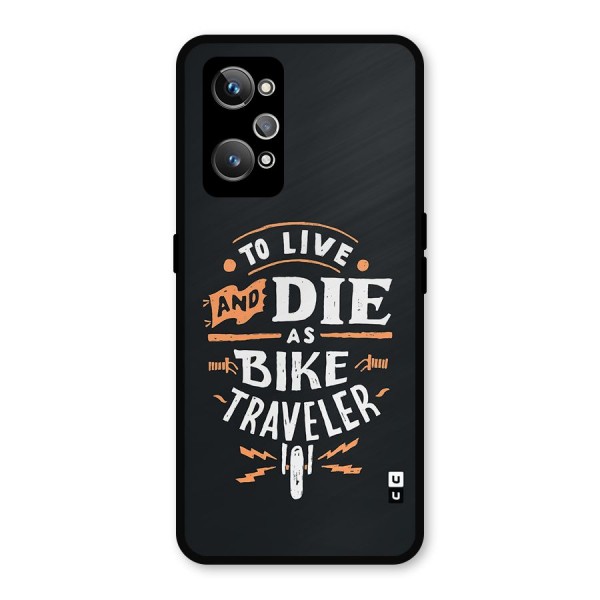 Bike Traveler Metal Back Case for Realme GT 2