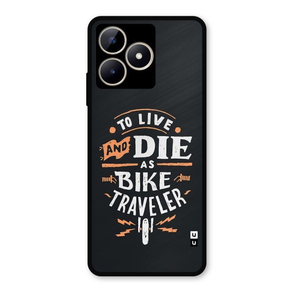 Bike Traveler Metal Back Case for Realme Narzo N53