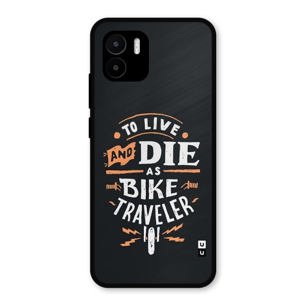 Bike Traveler Metal Back Case for Redmi A1