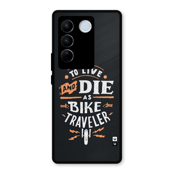 Bike Traveler Metal Back Case for Vivo V27