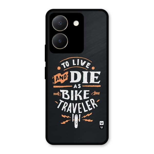 Bike Traveler Metal Back Case for Vivo Y36