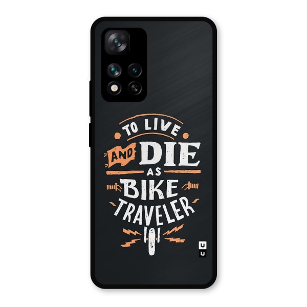 Bike Traveler Metal Back Case for Xiaomi 11i Hypercharge 5G